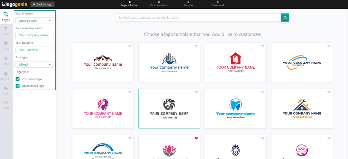 How to use our logo maker