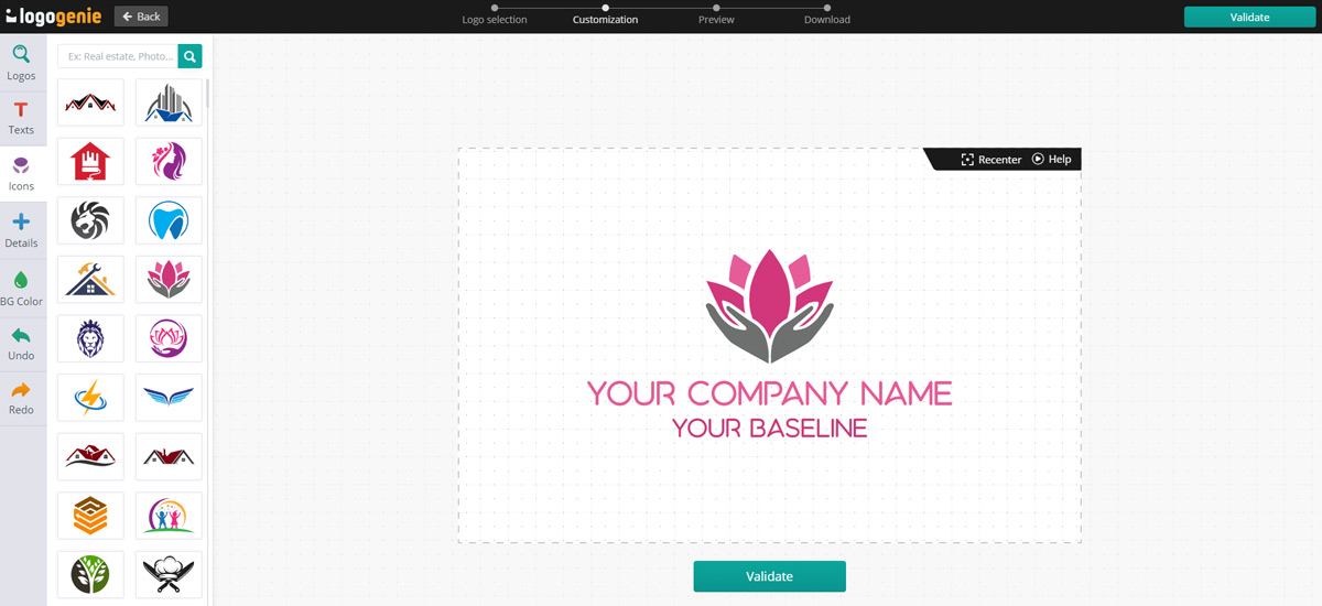 How to use our logo maker
